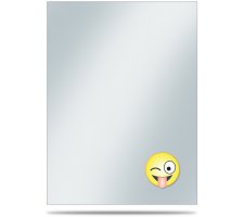 Deck Protector Covers Emoji: Silly Face (50 stuks)