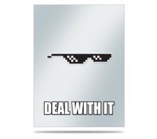 Deck Protector Covers Memes: Deal With It (50 pieces)