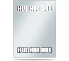 Deck Protector Covers Memes: Hue Hue Hue (50 pieces)