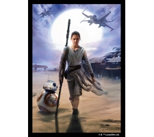 Sleeves Star Wars - Rey (50 stuks)