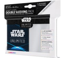 Gamegenic Star Wars: Unlimited - Double Sleeving Pack: Card Back Blue (60 stuks)