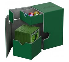 Ultimate Guard Flip'n'Tray Deck Case 100+ XenoSkin Green