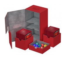 Ultimate Guard Twin Flip'n'Tray Deck Case 200+ XenoSkin Red