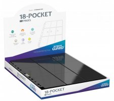 Ultimate Guard - 18 Pocket Pages Side Loading: Black (50 stuks)