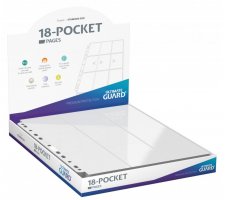 Ultimate Guard - 18 Pocket Pages Side Loading: White (50 stuks)