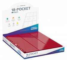 Ultimate Guard 18 Pocket Pages Side Loading Red (50 stuks)