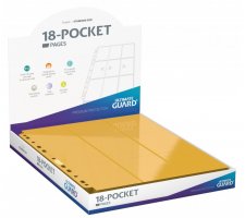 Ultimate Guard 18 Pocket Pages Side Loading Yellow (50 stuks)