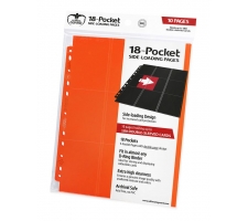 Ultimate Guard 18 Pocket Pages Side Loading Orange (10 stuks)