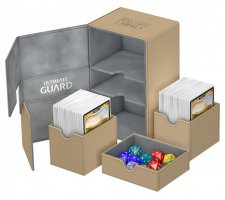 Ultimate Guard Twin Flip'n'Tray Deck Case 160+ XenoSkin Sand