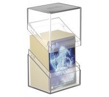 ULTIMATE GUARD STACK 'n' SAFE 480 CARD STORAGE COMPARTMENT BOX Clear Deck Case