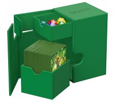 Ultimate Guard Flip'n'Tray Deck Case 100+ XenoSkin Monocolor Green