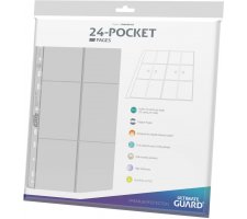 Ultimate Guard 24 Pocket QuadRow Pages Side Loading Clear (10 stuks)
