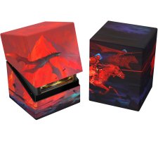Ultimate Guard - 2024 Exclusive Return to Earth Boulder Deck Case 100+: Crowned with Fire (2 pack)
