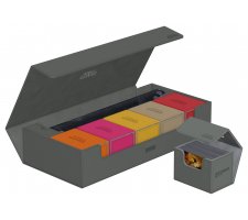 Ultimate Guard SuperHive Flip Case 550+ Monocolor Grey