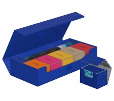 Ultimate Guard SuperHive Flip Case 550+ Monocolor Blue