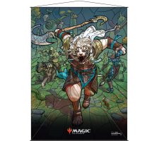 Wall Scroll: War of the Spark Stained Glass Ajani