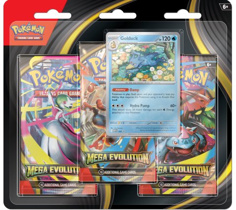Pokemon - Mega Evolution 3 Booster Blister: Golduck