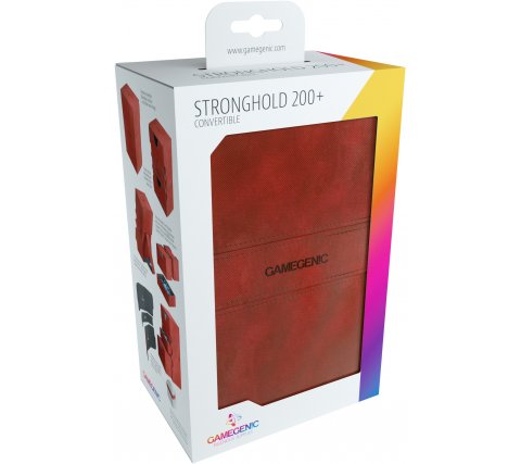 Gamegenic Deckbox Stronghold 200+ Convertible Red
