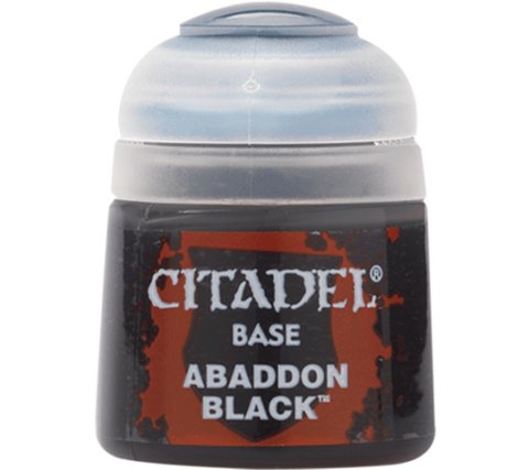 Citadel Base Paint: Abaddon Black (12ml)