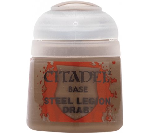 Citadel Base Paint: Steel Legion Drab (12ml)