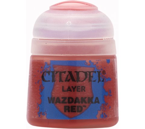 Citadel Layer Paint: Wazdakka Red (12ml)
