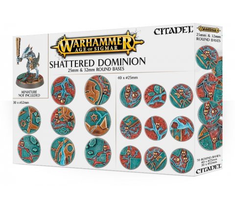 Warhammer Age of Sigmar - Shattered Dominion: 25 & 32mm Round