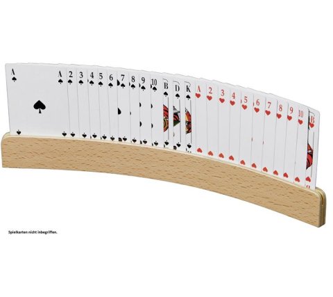 Kaarthouder: Hout 33 cm