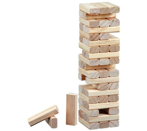 Vallende Toren (Jenga) (NL/EN/FR/DE)