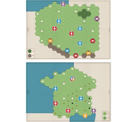 Age of Steam: Deluxe Edition - Expansion Maps: France & Poland (EN/FR/DE)