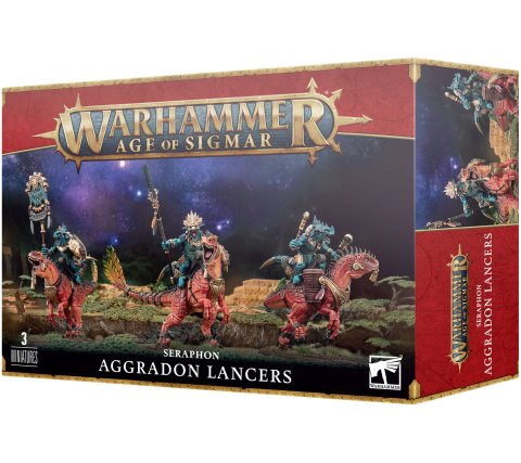 Warhammer Age of Sigmar - Seraphon: Aggradon Lancers