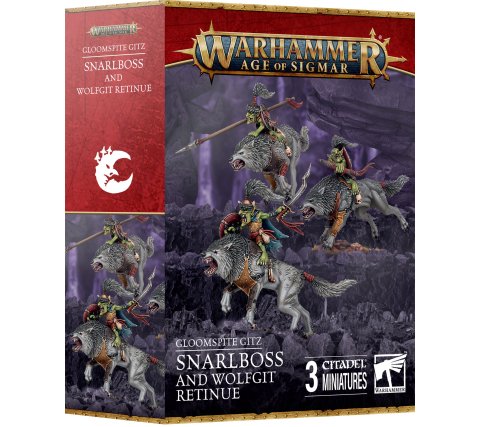 Warhammer Age of Sigmar - Gloomspite Gitz: Snarlboss & Wolfgit Retinue