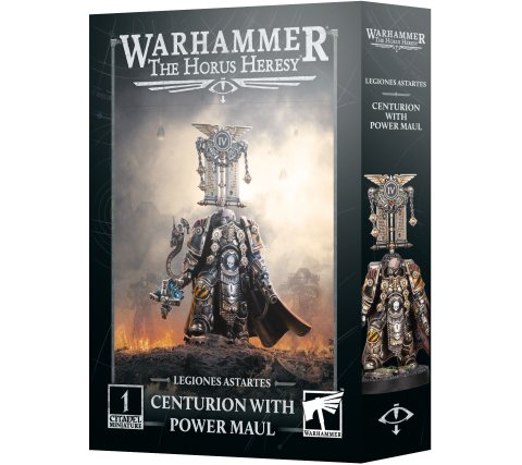 Extensie De Joc Warhammer Horus Heresy, Centurion With Power Maul Legiones Astartes, Games Workshop, 31 Piese, Gri