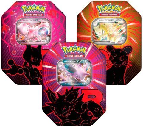 Pokemon - Team Rocket's EX Tin (set of 3)