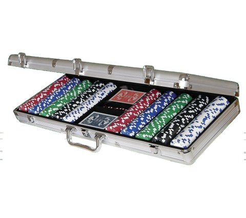 Texas Hold'em: Deluxe Poker Chip Set (500 chips)