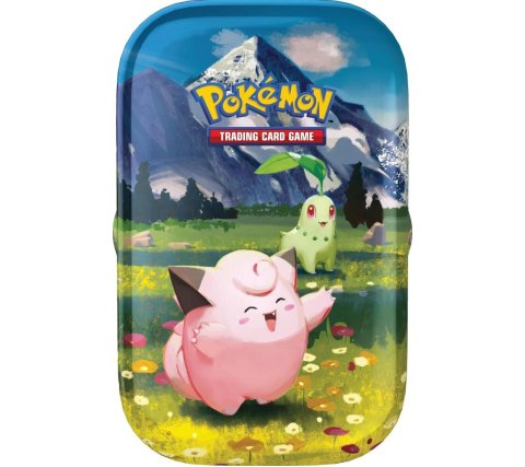 Pokémon: Mega Evolution - Ascended Heroes Mini Tin: Clafable and Chikorita