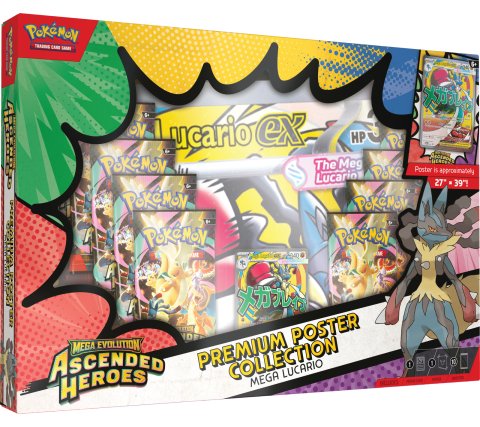 Pokémon: Mega Evolution - Ascended Heroes Premium Poster Collection: Mega Lucario