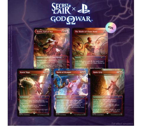 Magic: The Gathering - Secret Lair Drop Series: Secret Lair x Playstation: God of War - Greek (foil)