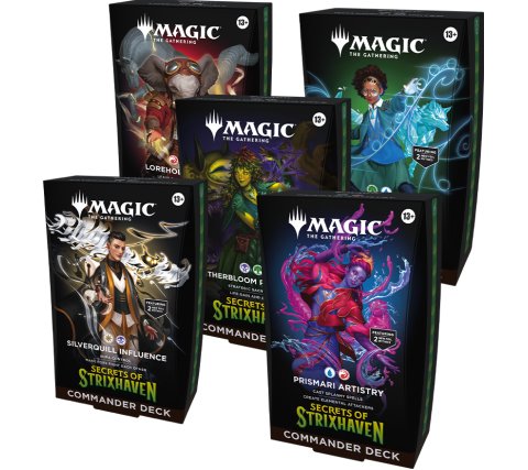 Magic: The Gathering - Secrets of Strixhaven Commander Deck (set van 5)