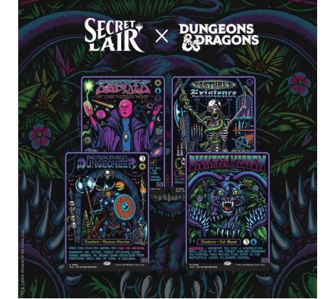 Magic: The Gathering - Secret Lair Drop Series: Secret Lair x Dungeons & Dragons: Black Lights & Dark Dungeons