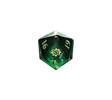 Oversized Spindown Die D20 The Brothers' War - Mishra Theme