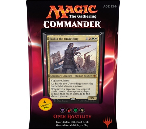 Commander 2016: Open Hostility (Black, Red, Green & White)