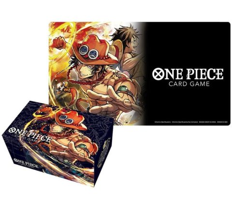 One Piece - Playmat and Storage Box: Portgas D. Ace