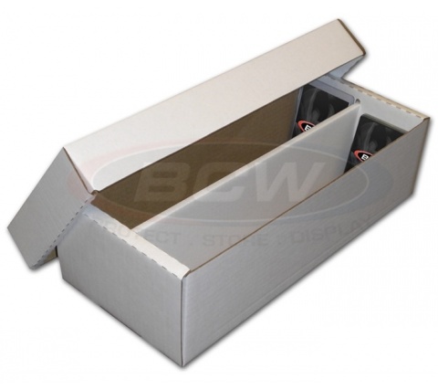 thumbnail image 2 of BCW 800 Count Trading Card Storage Box - Holds Sports Cards, Pokemon, MTG - 200 Pack Organizer 2 of 10