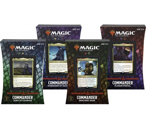 Magic The Gathering Adventures in the Forgotten Realms commander Deck Dungeon... 