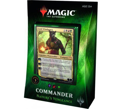 Commander 2018: Nature's Vengeance (Black, Red & Green)