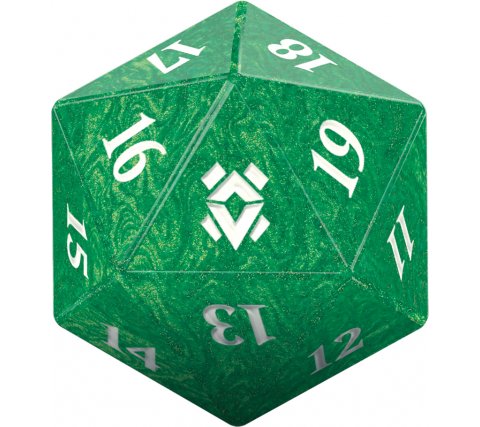 Oversized Spindown Die D20 Zendikar Rising - Wizards of the Coast