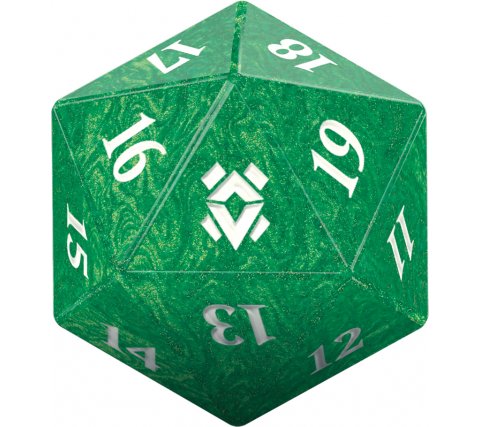 Oversized Spindown Die D20 Zendikar Rising