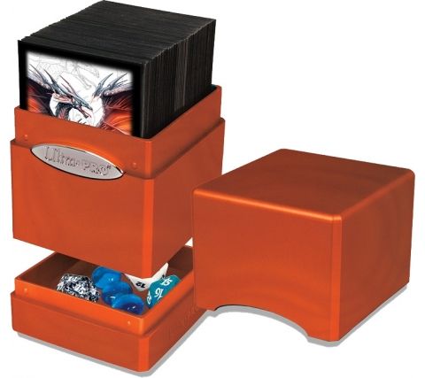 Deckbox Satin Tower Hi-Gloss Pumpkin