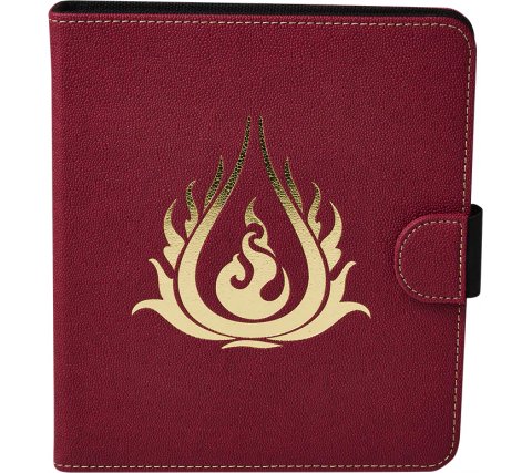 Dragon Shield Spell Codex Portfolio - Blood Red