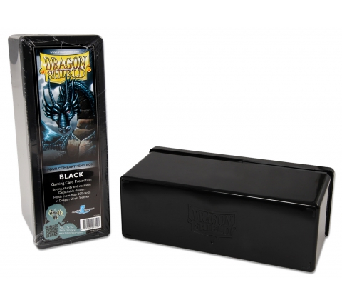 Dragon Shield Gaming Box 4 Compartments Black